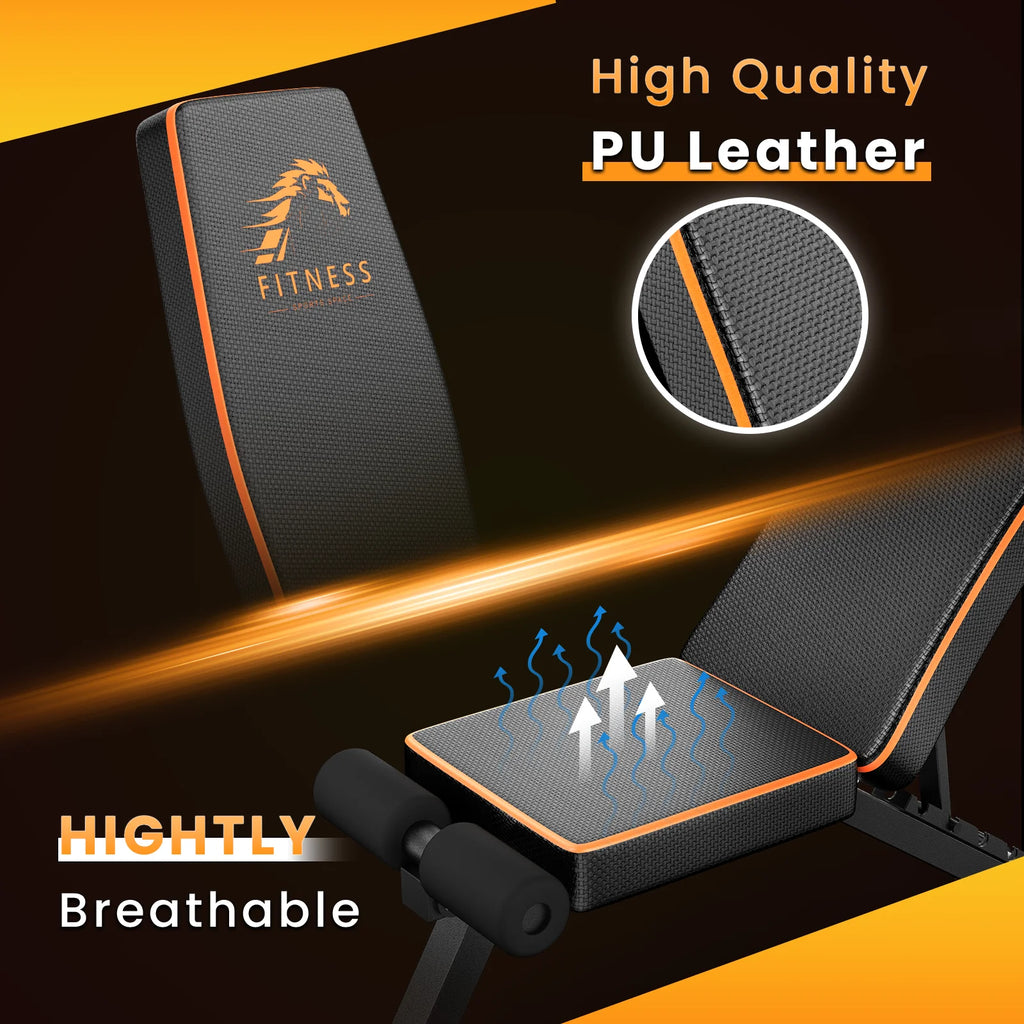 Adjustable Folding Fitness Workout Bench