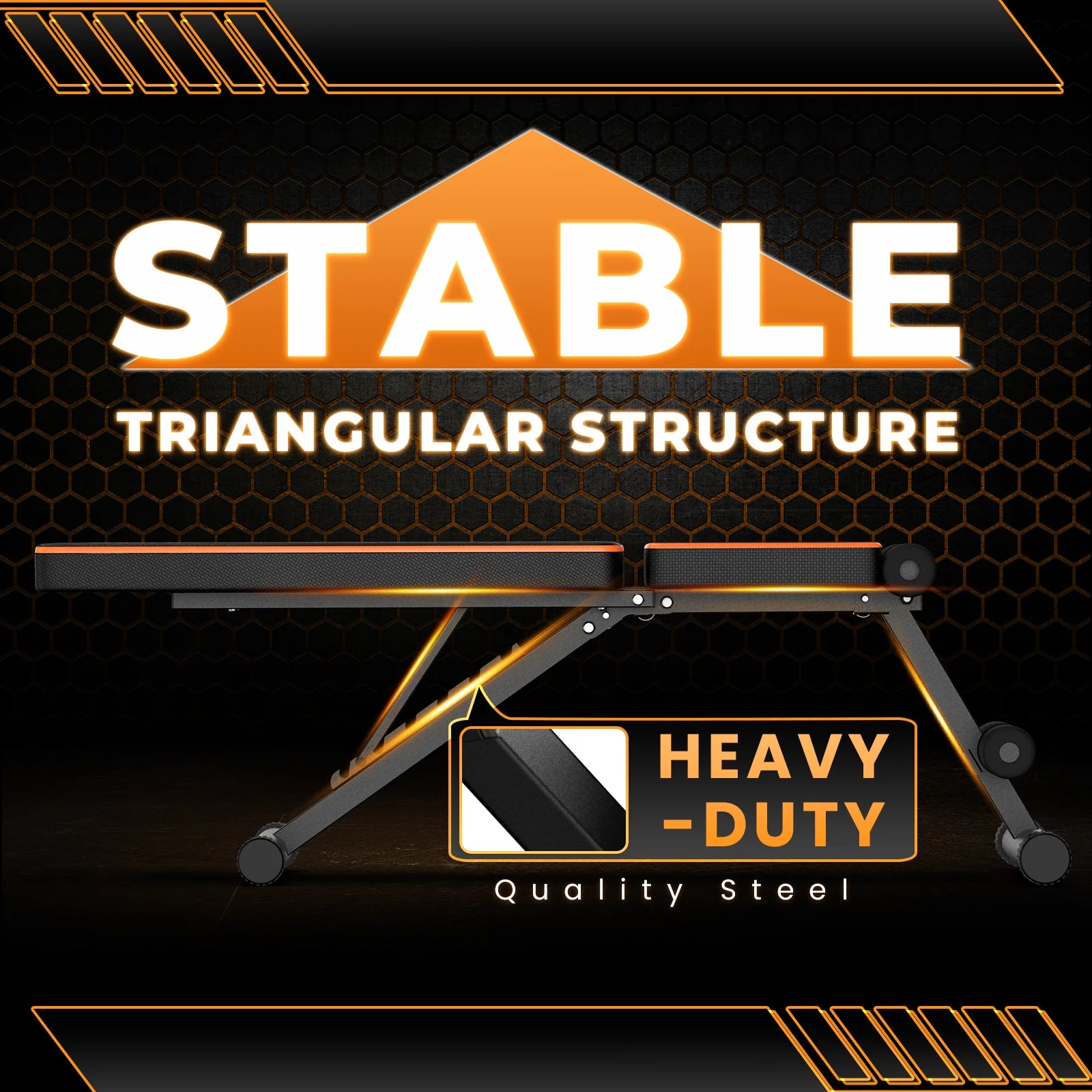 Adjustable Folding Fitness Workout Bench