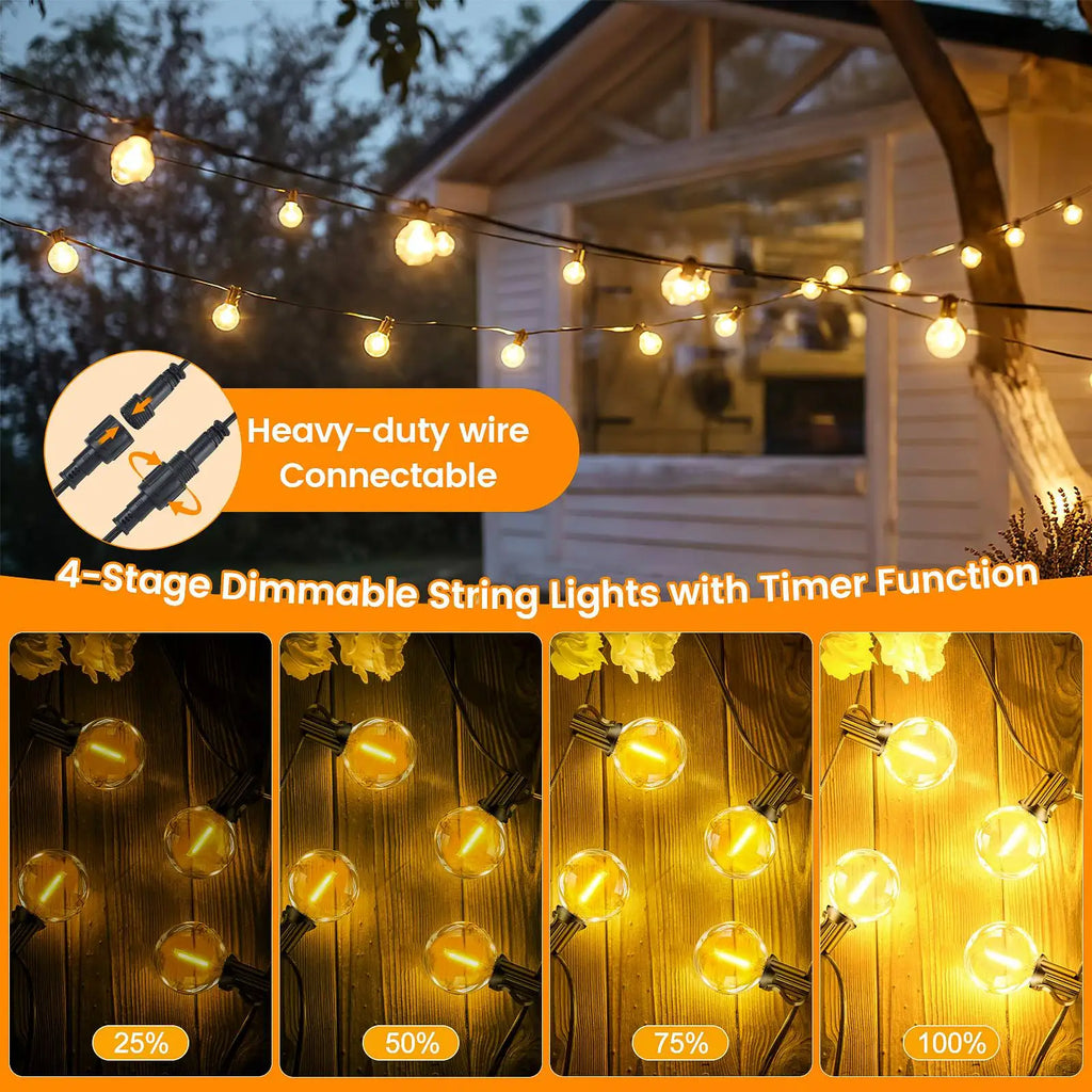 30M Outdoor String Lights