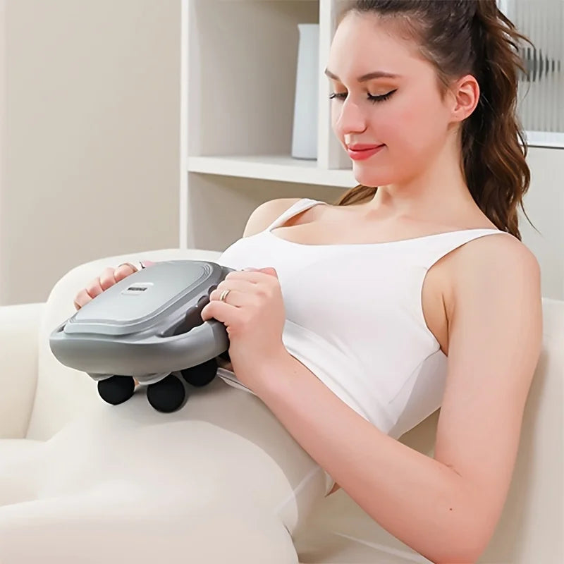 Six Heads Fascia Gun Muscle Massager Gun