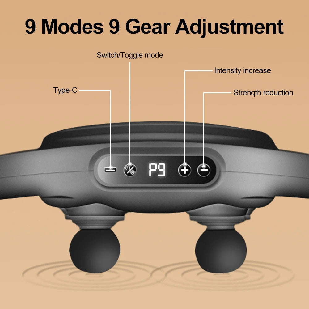 Six Heads Fascia Gun Muscle Massager Gun