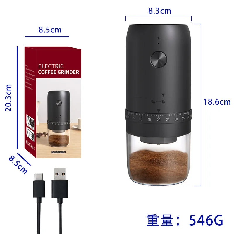 Portable USB Electric Coffee Bean Grinder