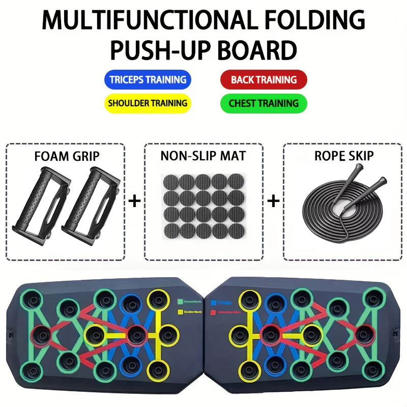 Portable Multifunctional Push-up Bar Push-up Board Set