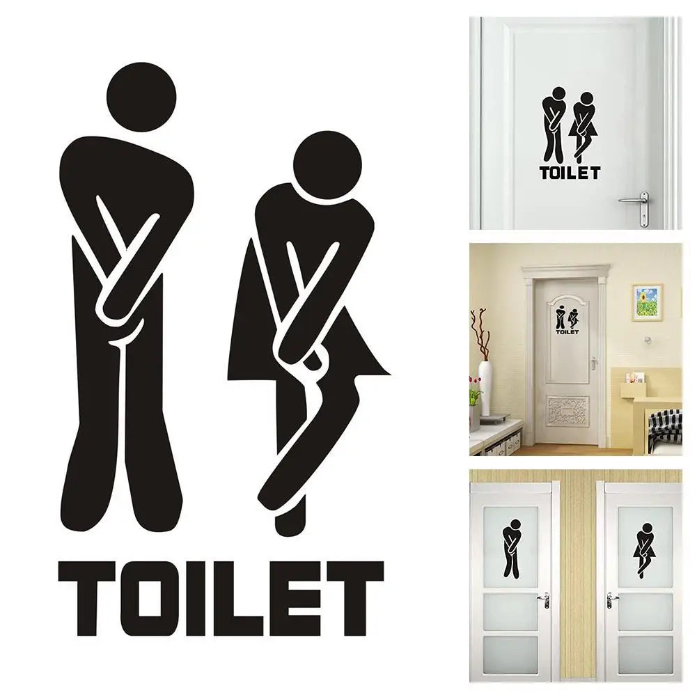 Bathroom Sign House Wall Sticker