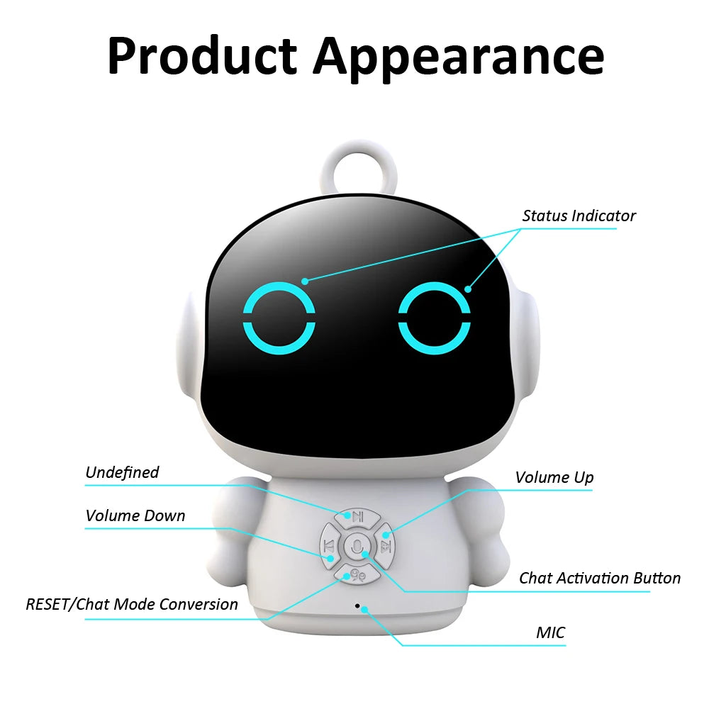 Tuya Smart AI Robot WiFi Early Education Toys