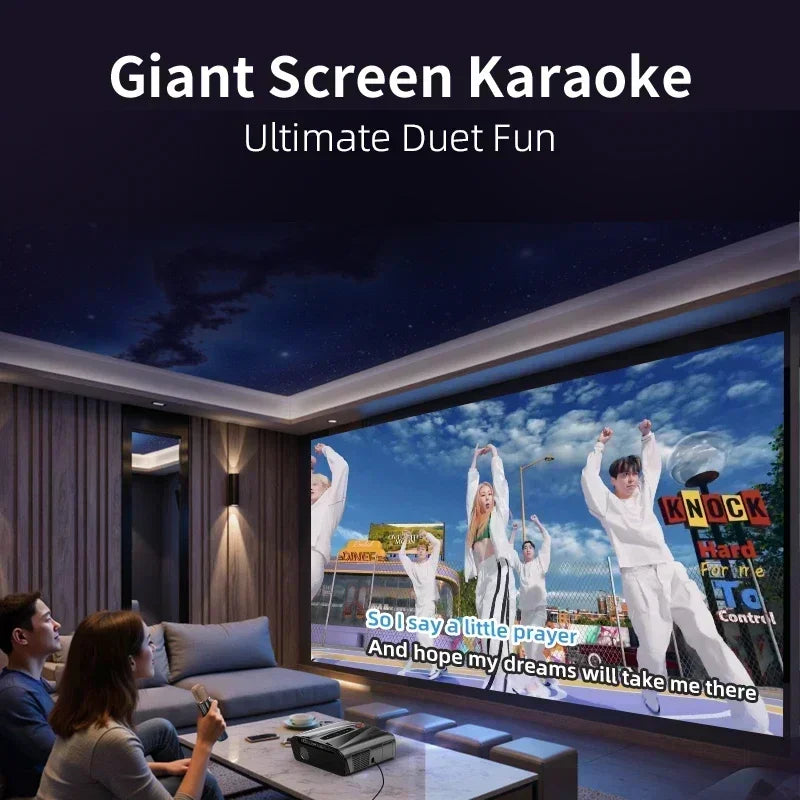 Portable 4K UHD HDR10 Home cinema Projector