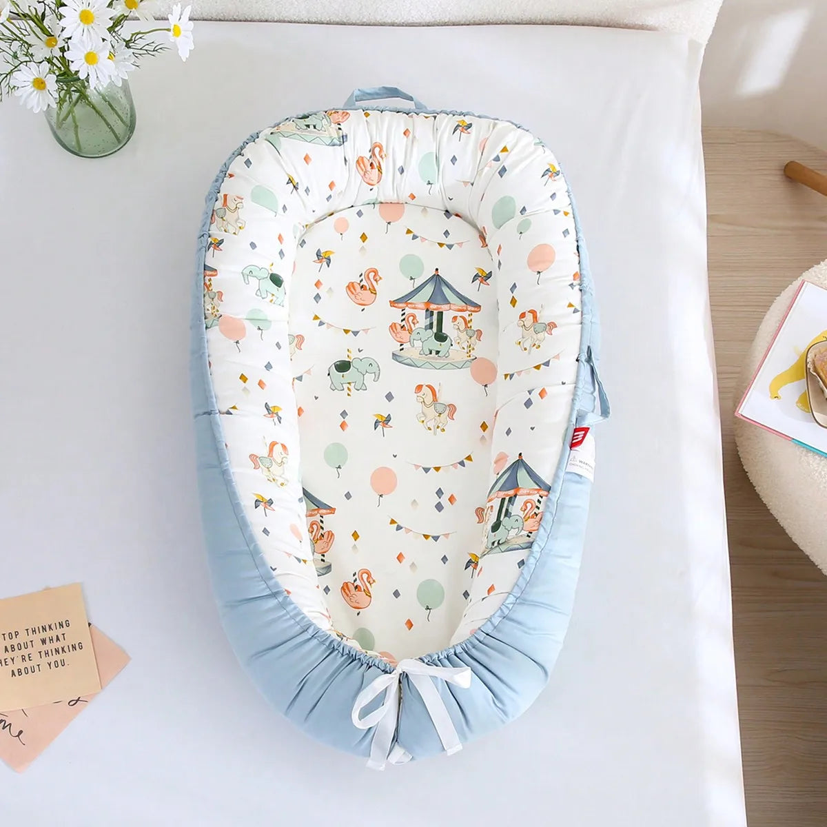 Cotton Breathable Baby Crib