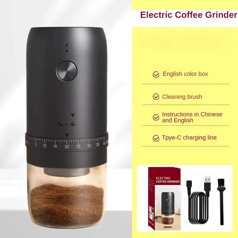 Portable USB Electric Coffee Bean Grinder