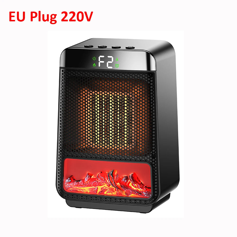 Electric Heater with Thermostat Heating Fan