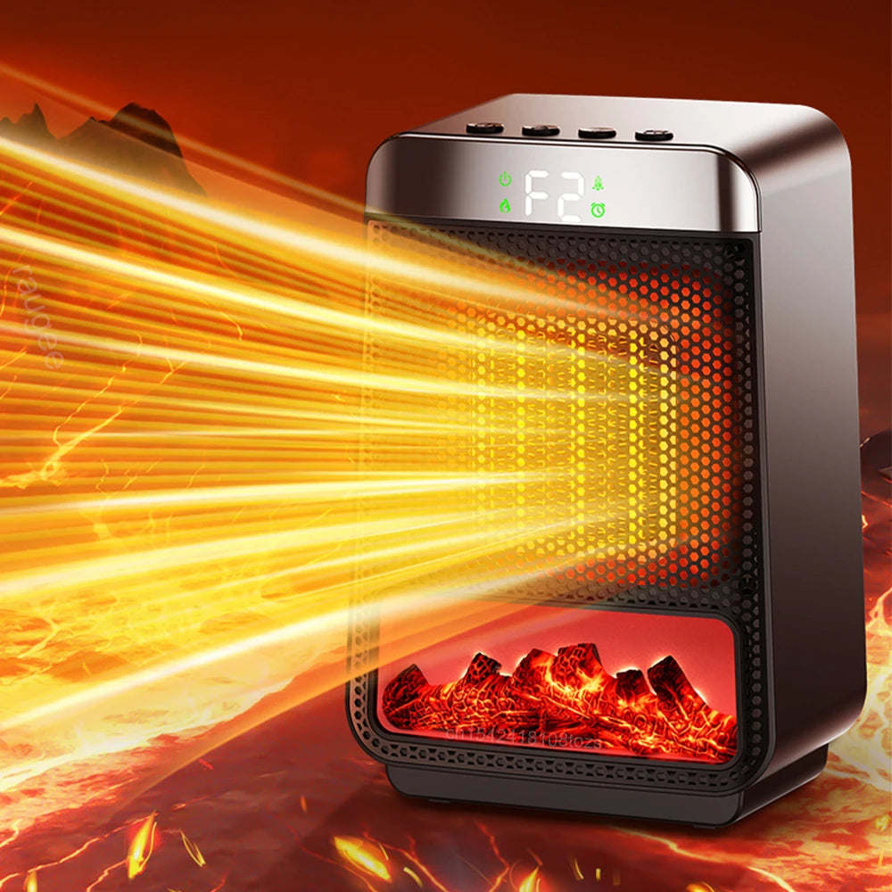 Electric Heater with Thermostat Heating Fan