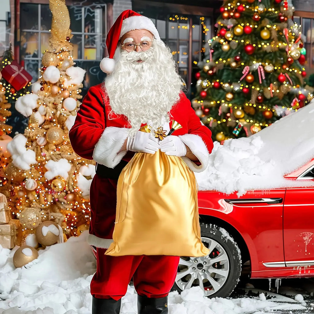 High-Density Realistic Christmas Fake Beard