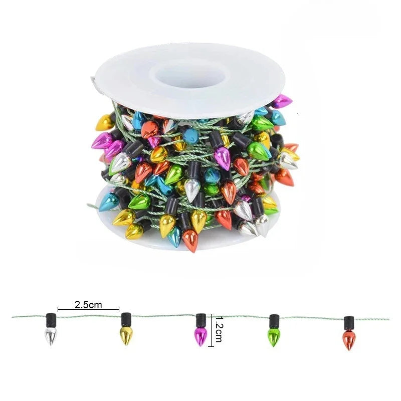 10M Christmas DIY Colorful Small Bulbs