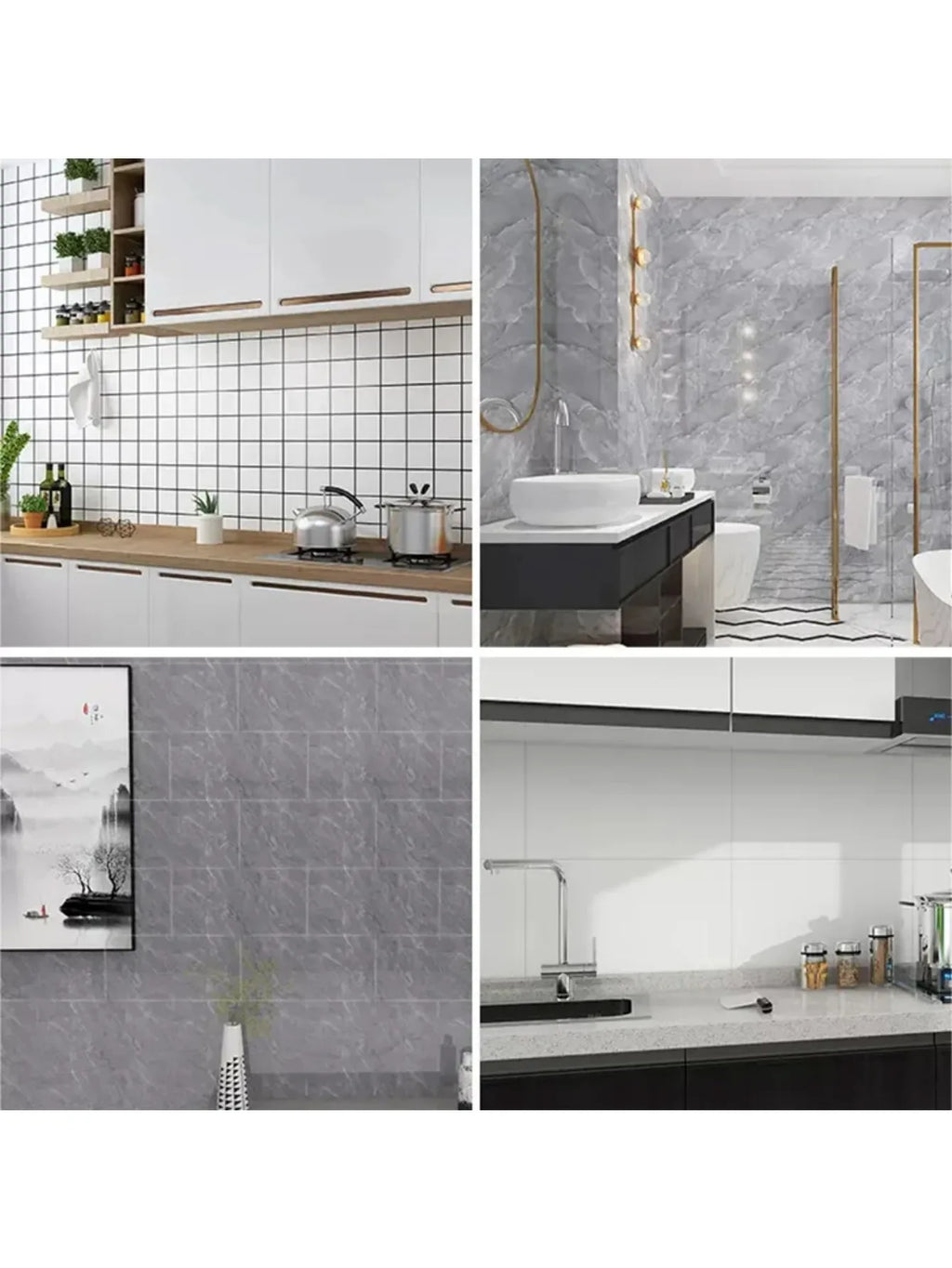 Self-adhesive Marble Tiles Sticker