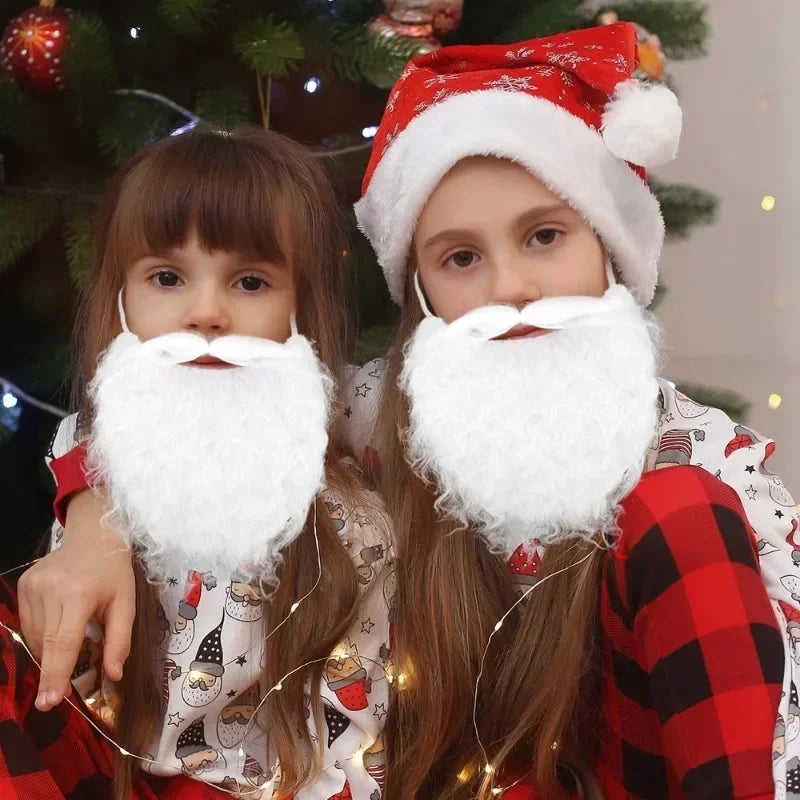 High-Density Realistic Christmas Fake Beard