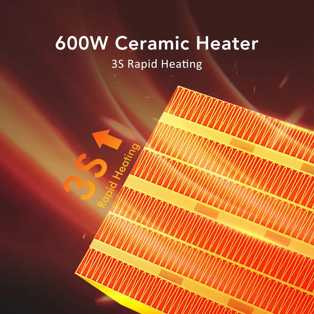 600W Portable Electric Heater