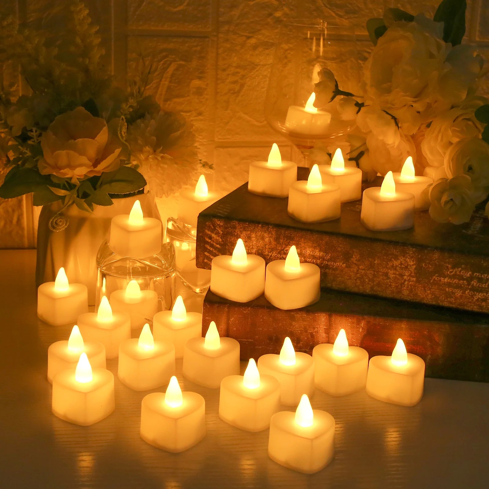 Flameless LED Votive Candles Set