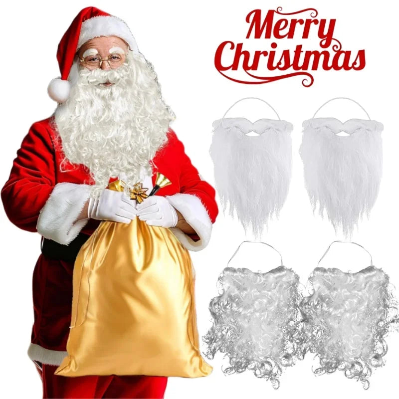 High-Density Realistic Christmas Fake Beard