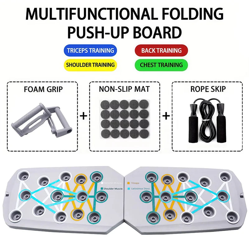 Portable Multifunctional Push-up Bar Push-up Board Set