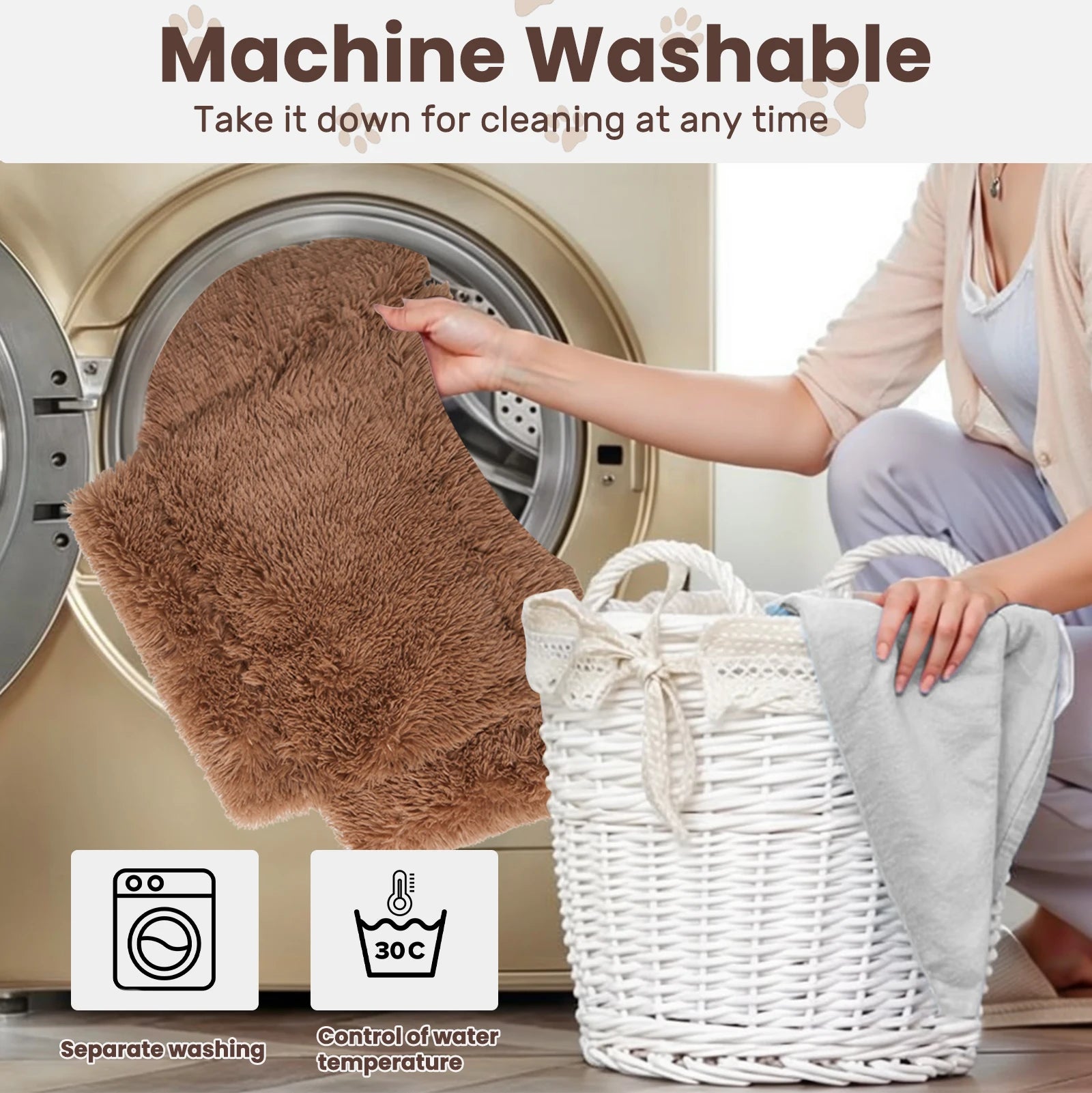 Wooden Leg Raised Plush Cat Sofa Bed