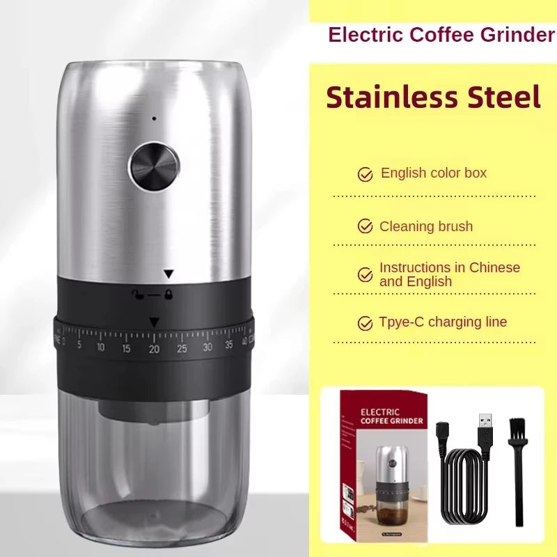Portable USB Electric Coffee Bean Grinder