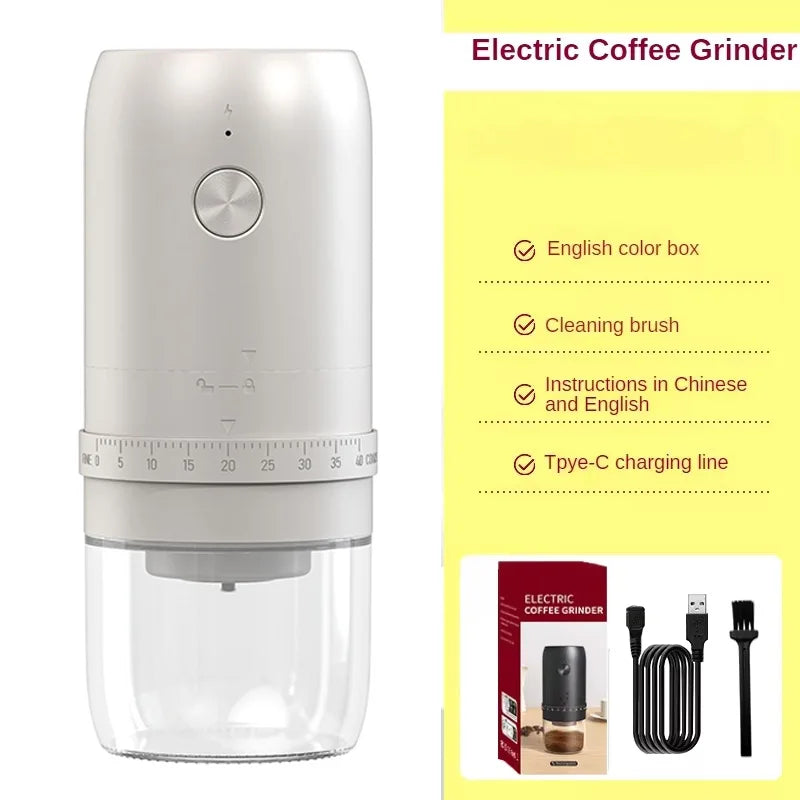 Portable USB Electric Coffee Bean Grinder