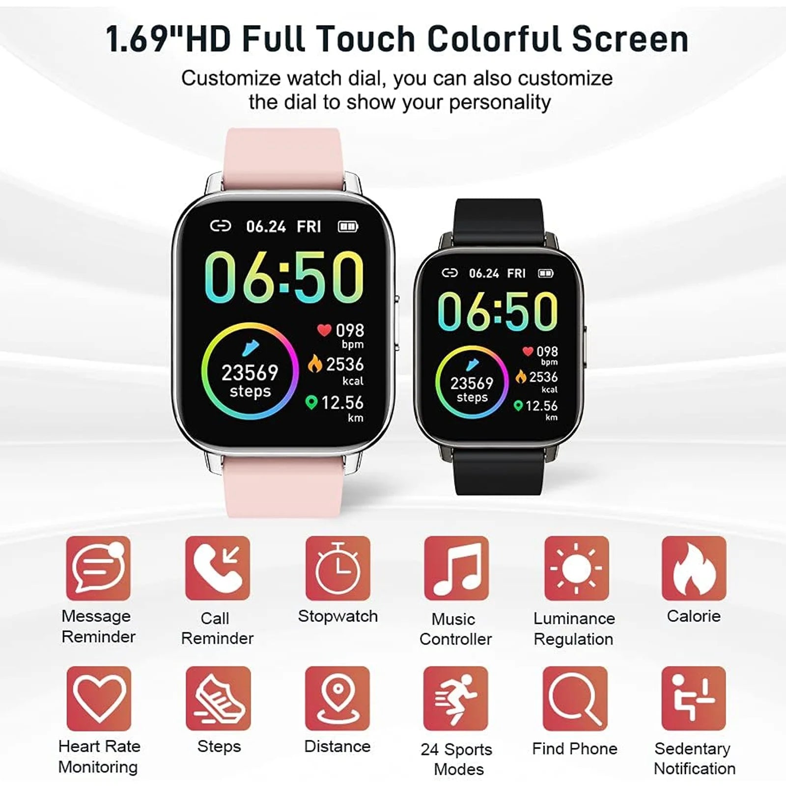 Ultra Thin Watch Fitness Tracker Watch