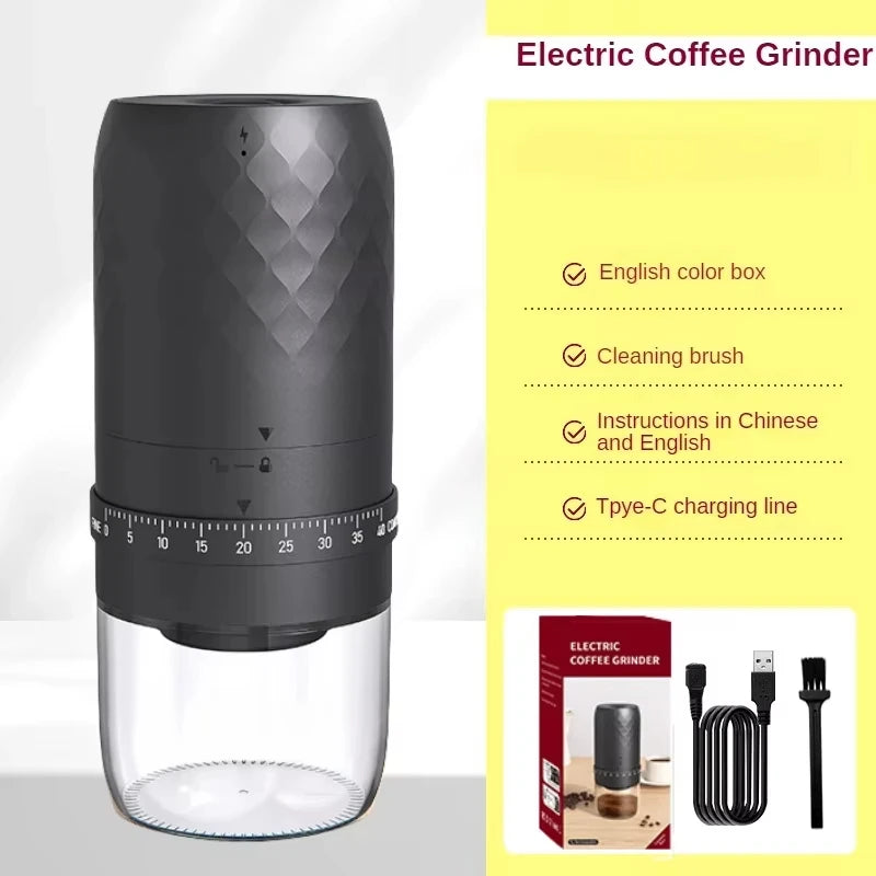 Portable USB Electric Coffee Bean Grinder