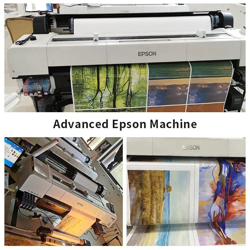 Abstract Orange Bauhaus Geometric Poster