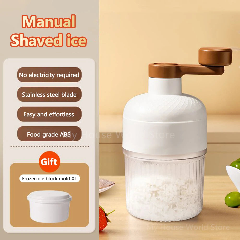 Shaved Ice Machine Mini Ice Crusher