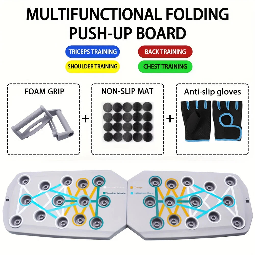 Portable Multifunctional Push-up Bar Push-up Board Set