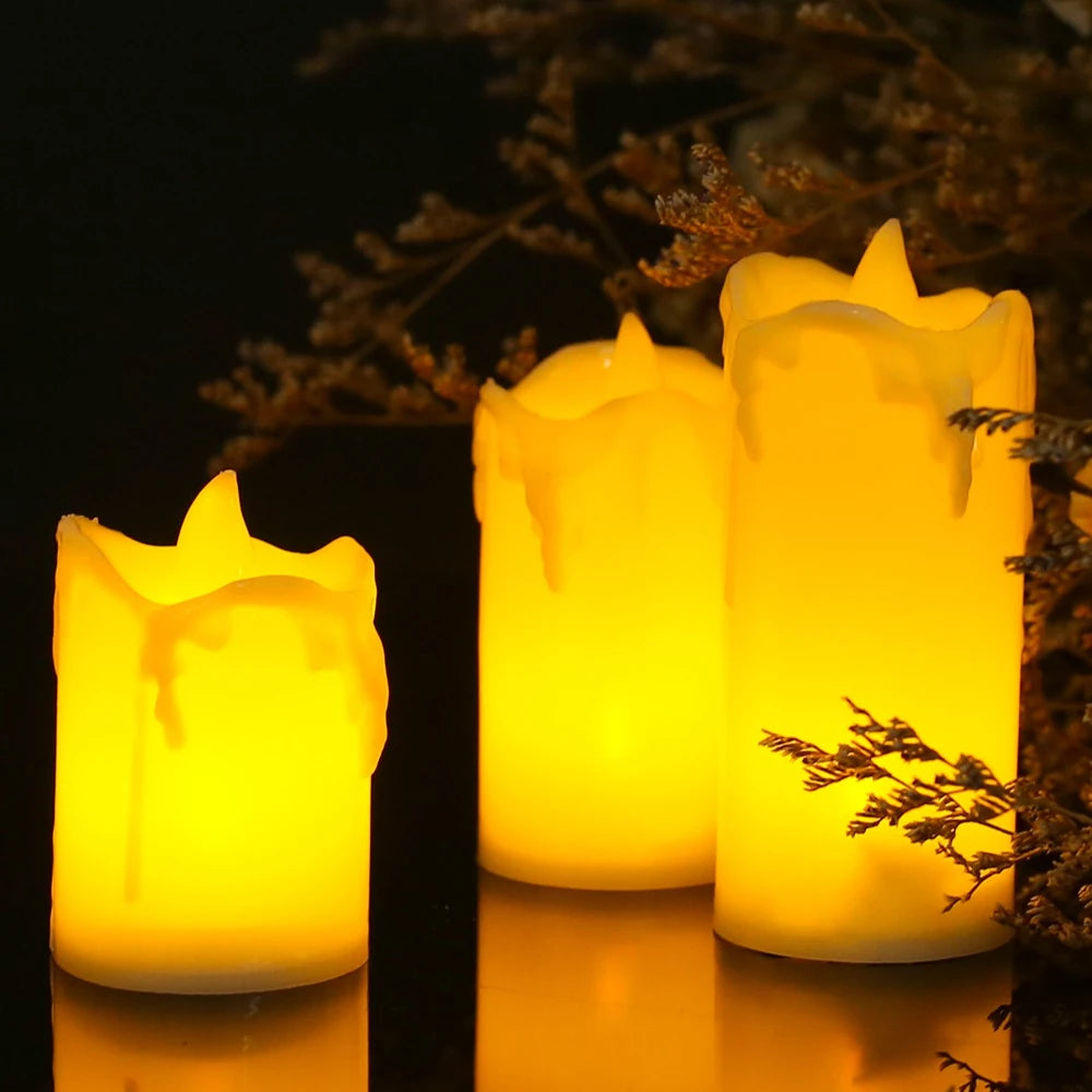 Flameless LED Votive Candles Set