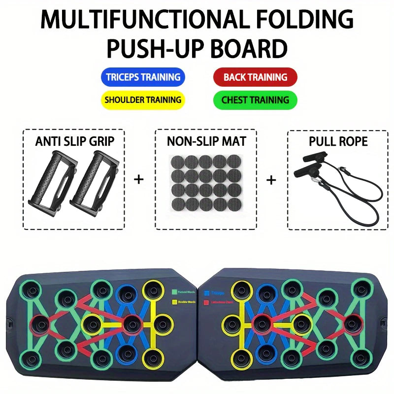 Portable Multifunctional Push-up Bar Push-up Board Set