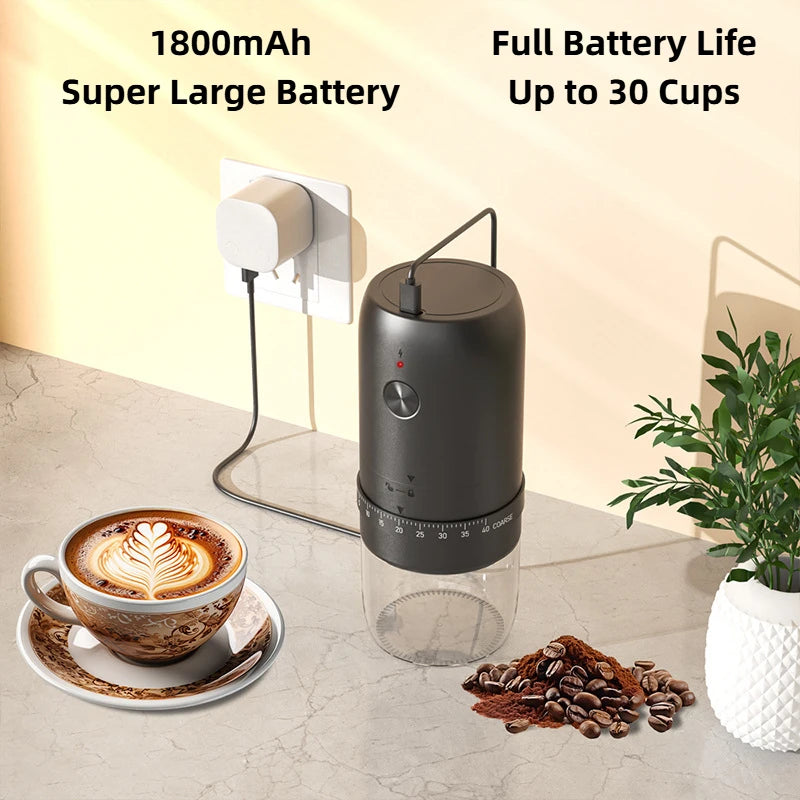 Portable USB Electric Coffee Bean Grinder