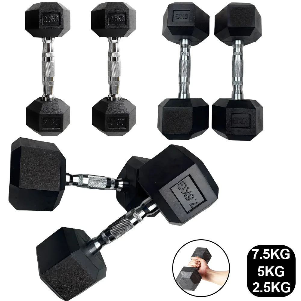 Hexagonal Multi Weight Dumbbell