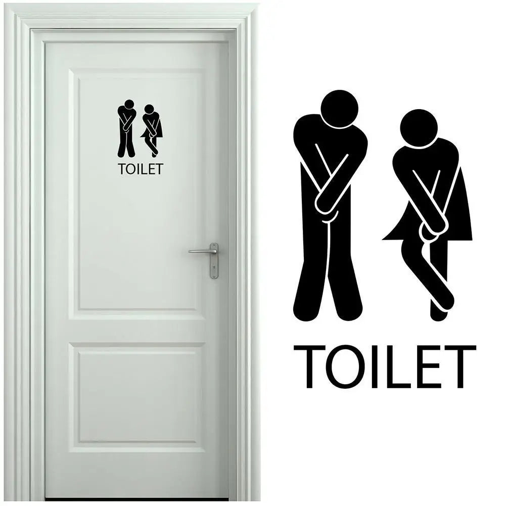 Bathroom Sign House Wall Sticker