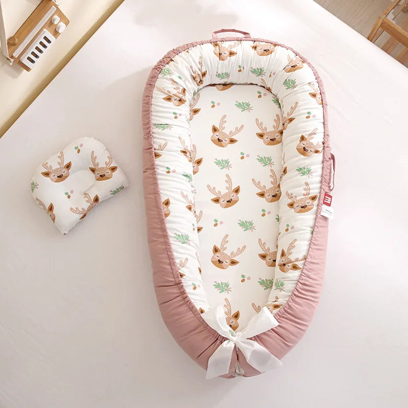 Cotton Breathable Baby Crib