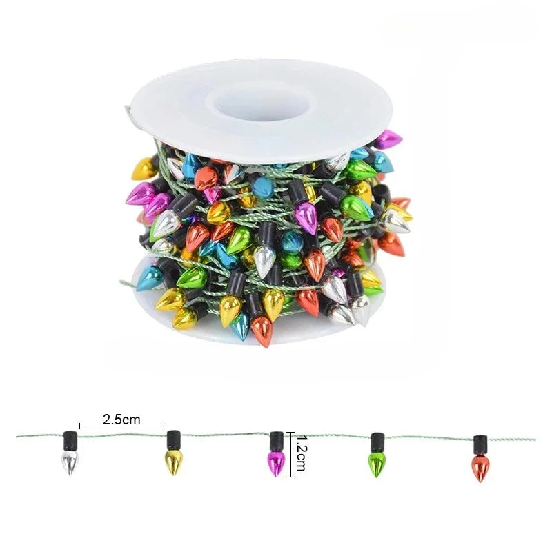 10M Christmas DIY Colorful Small Bulbs